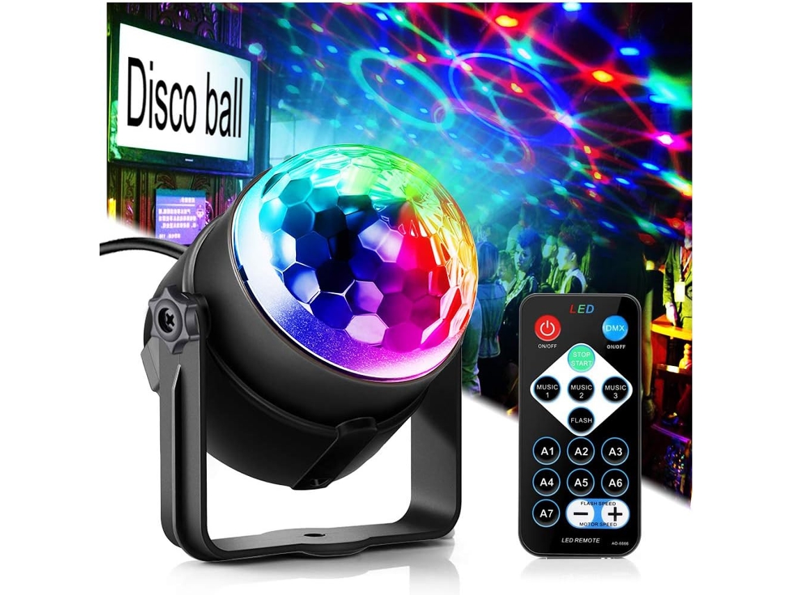 Luces De Fiesta, Luces Dj Rave Luces De Escenario Activadas Por Sonido Luces De Baile Con Efecto Proyectado Con Control Remoto CHRUI
