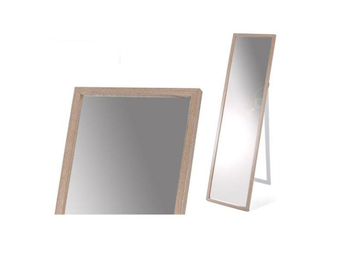 1 espejo con marco de madera para dormitorio, sala de estar, espejo decorativo, espejo de cuerpo entero, decoración del hogar