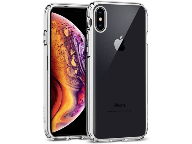 Funda iPhone XS Max COOL Metalizado Plateado
