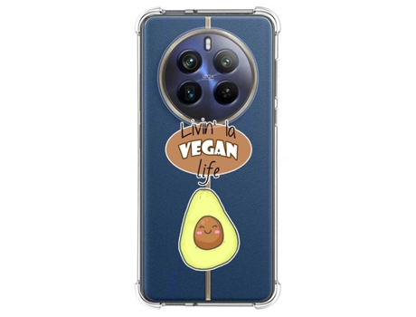 Funda Diseño Vegan Life para Realme 12 Pro 5G / 12 Pro Plus 5G TUMUNDOSMARTPHONE Silicona Multicolor
