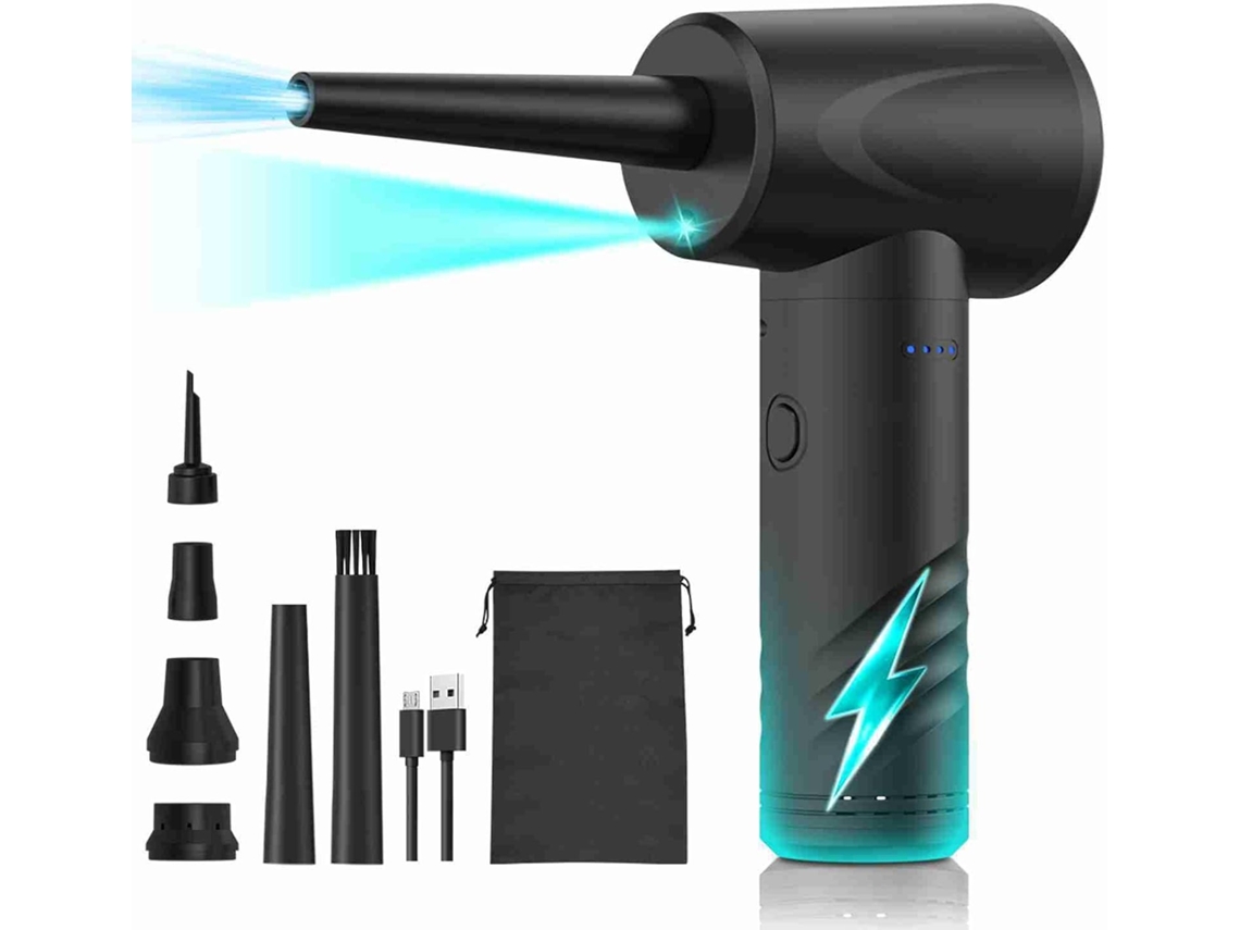 Bomba De Vacío 3 En 1 Con Luz Y Velocidad Ajustable De Hasta 50.000 Rpm.
