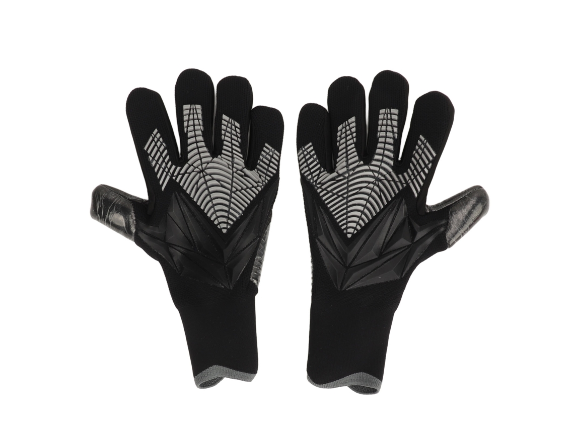 2 Guantes De Portero De Fútbol De Látex Transpirables Y Antideslizantes De Color Negro Con Protección Adicional Para Los Dedos.