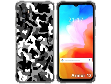 Carcasa Ulefone Armor 12 5G TUMUNDOSMARTPHONE Dibujos Snow Camuflaje Multicolor