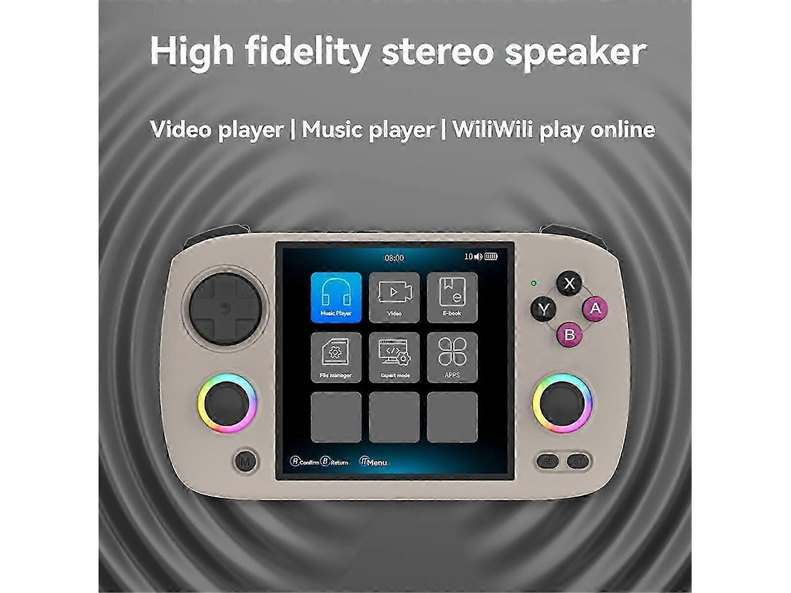 Consola De Juegos Portátil Retro Rg Cubexx De 32 Gb 64 Gb Con Joystick Rgb Y Reproductor De Videojuegos Compatible Con Wi-fi Y Bluetooth.