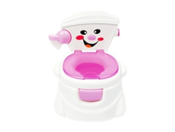 Inodoro portátil para bebés, diseño cómodo, fomenta la independencia, rosa.