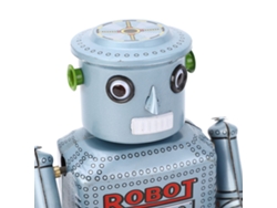 Figura De Robot De Carga Mecánico De Hierro Antiguo, Juguete Decorativo Antiguo Para Cafetería, Bar O Restaurante.
