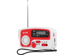 Linterna Solar Para Radio Y Cargador De Teléfono