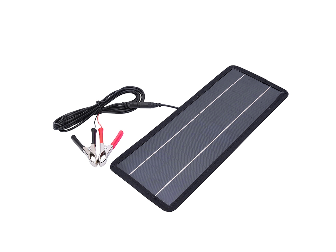 Carregador De Bateria Solar De 4.5w Com Alta Taxa De Conversão Para Carros 12v Para 5v