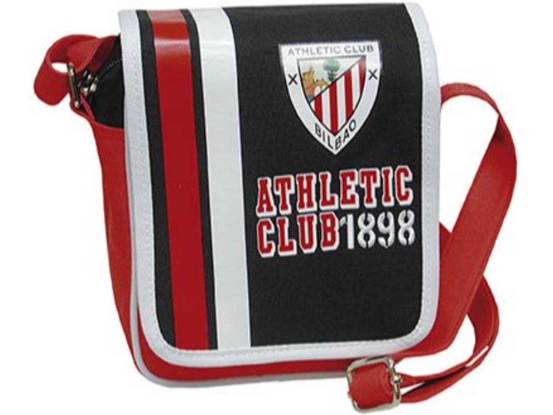 Bandolera ATHLETIC CLUB BILBAO (Rojo - Poliéster - 25x18x5 cm)