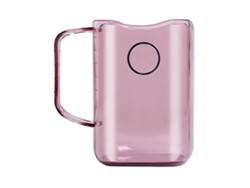 Soporte De Plástico Para Cepillos De Dientes Con Mango, Capacidad De 400 Ml, Para Baño, Color Rosa.