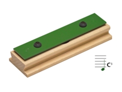 Puzzle XYLOBA (Madera - Verde - 10 x 3 x 2 cm)