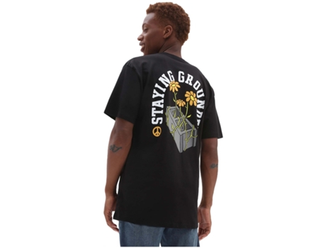 Camiseta de Hombre VANS Staying Grounded Ss Negro (XS)