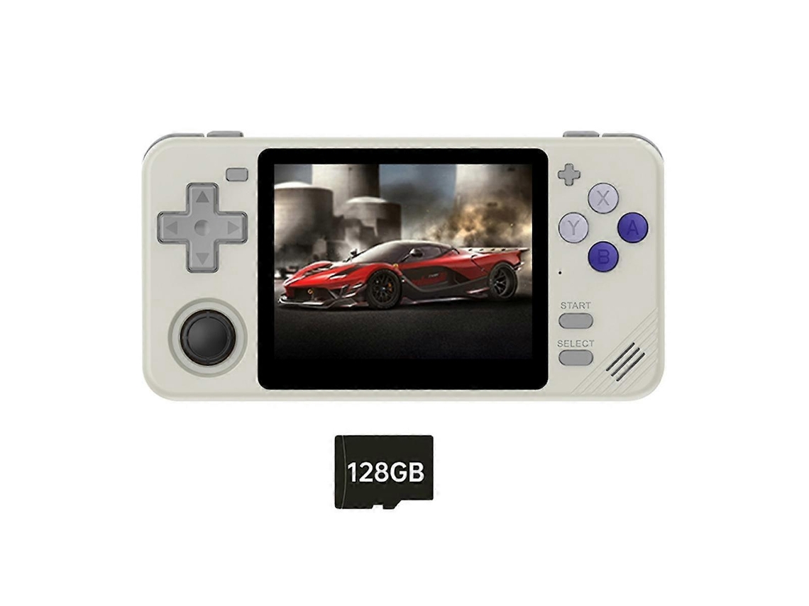 Consola De Juegos Portátil Rgb10x Con Pantalla Ips De 3,5 Pulgadas Y 128 Gb De Código Abierto Para Simulador De Psp.