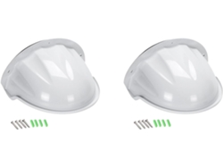 2 Protectores Universales Contra El Sol Y La Lluvia Para Cámaras Led/cámaras De Seguridad