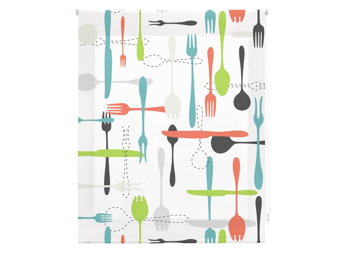 Estor Enrollable HAPPYSTOR Estampado Digital Cocina HSCC82159 150x250 cm
