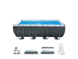 Piscina Tubular INTEX Ultra XTR Frame Retangular con Bomba (6 Personas - 549x274x132cm - 17.203L)