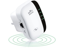 Repetidor de señal inalámbrica extensor de wifi con amplificador de largo alcance para 25 dispositivos y hasta 6000 pies cuadrados con puerto USB.