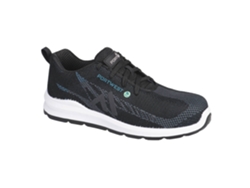 Zapato Deportivo Eco Fly Composite S1ps Sr Fo - Seguridad Y Comodidad Negro Rojo / 40