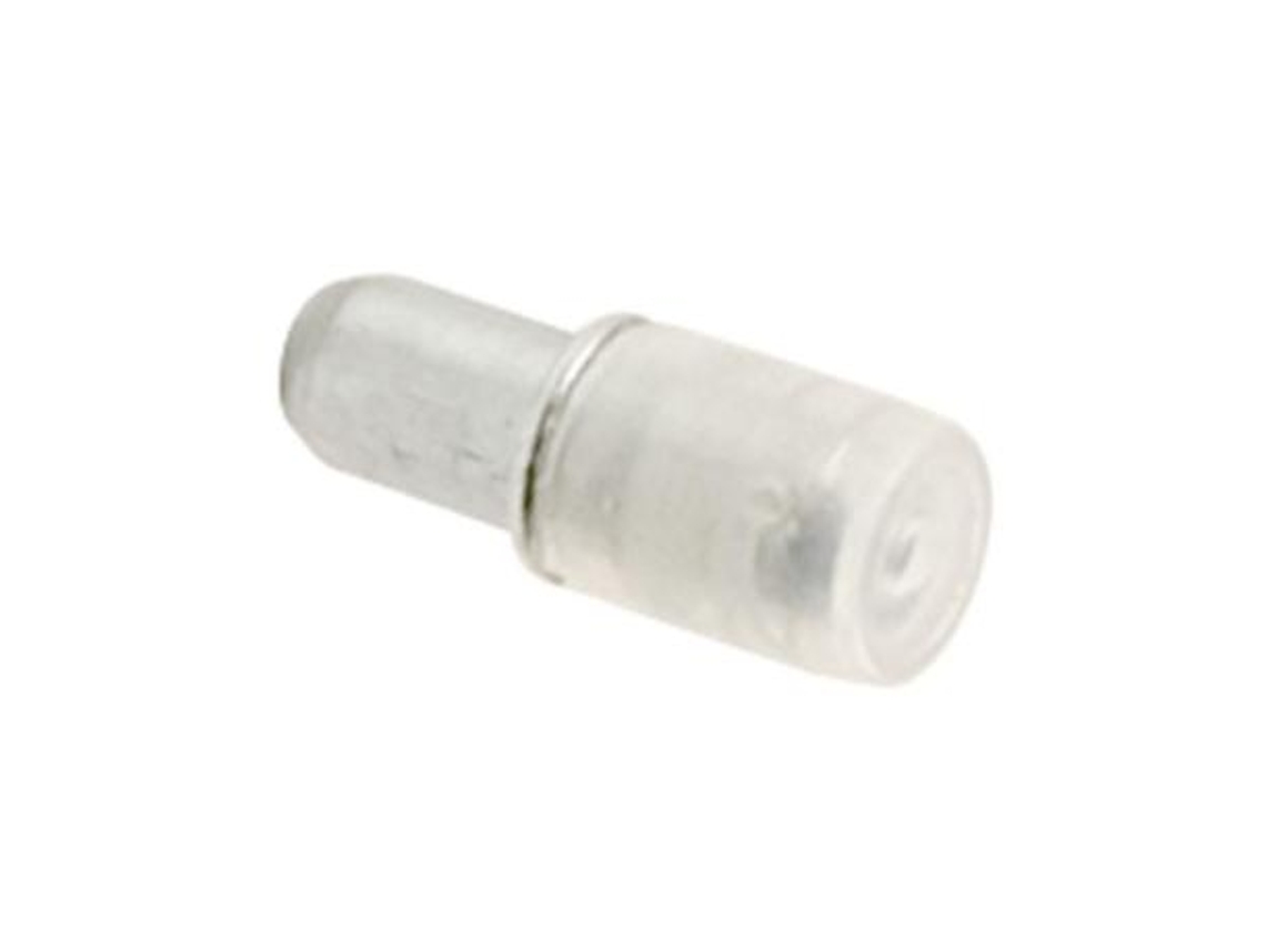 Soporte balda zincado con funda plast.trans ø5