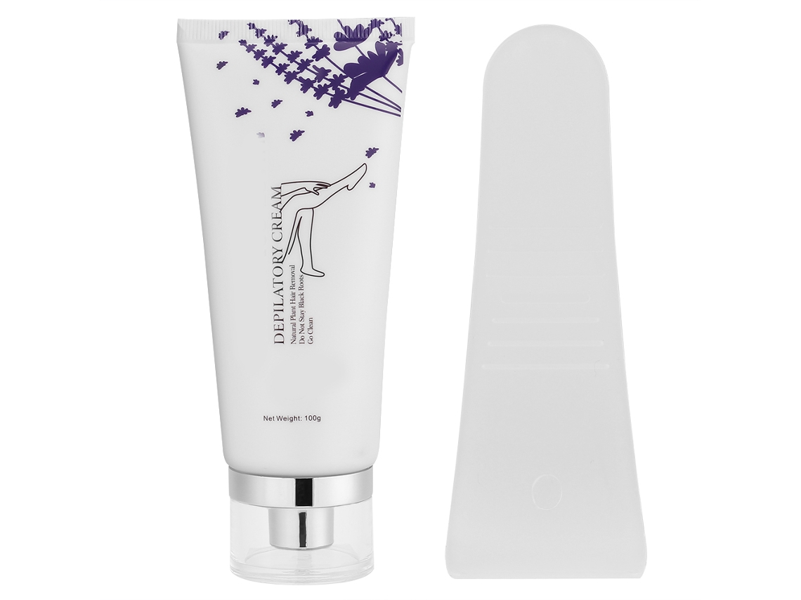 Creme Depilatório Sem Dor Para Perna, Axila, Peito E Bikini Com Ação Inibidora Do Crescimento Capilar