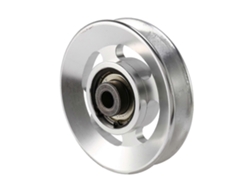 Polea de elevación de aluminio de 88 mm, ideal para equipos de gimnasio, ideal para escalada y acampada.