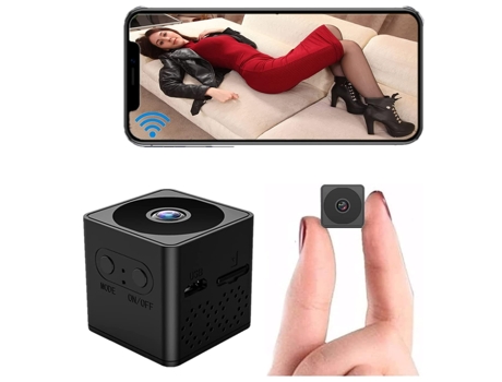 Mini cámara espía oculta Wifi 4K, cámara Ip pequeña inalámbrica para interiores, cámara de microvigilancia secreta de seguridad para el hogar para ...