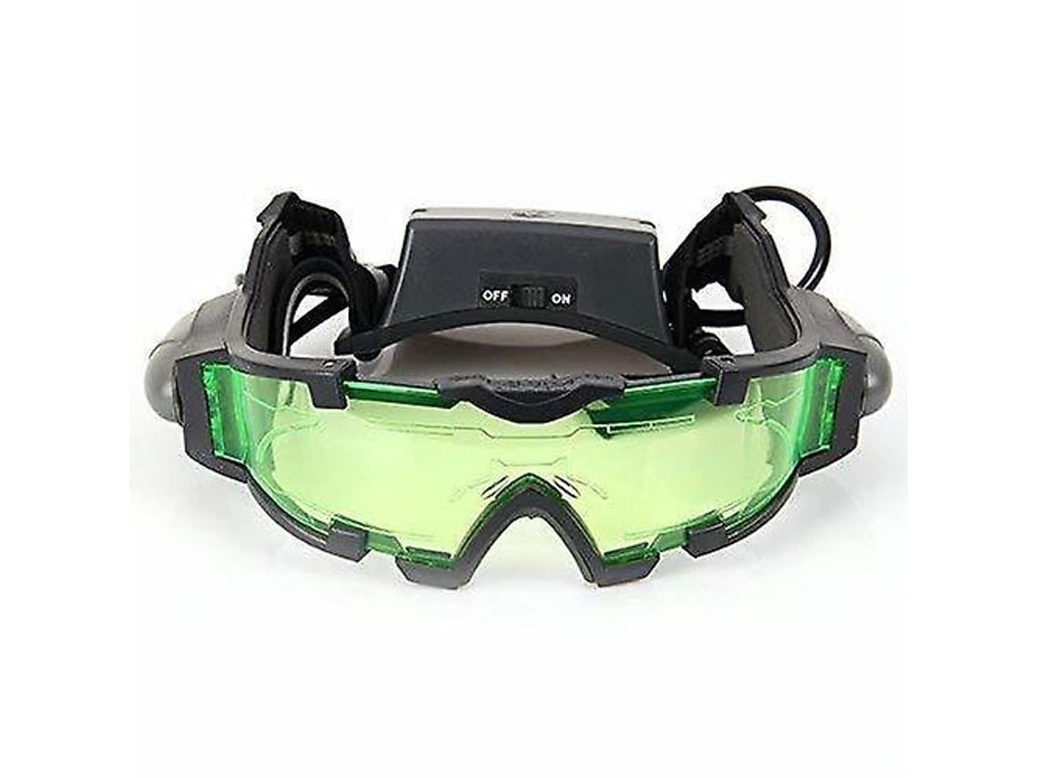 Gafas de visión nocturna USHION con luz LED abatible para actividades nocturnas, color negro USHION