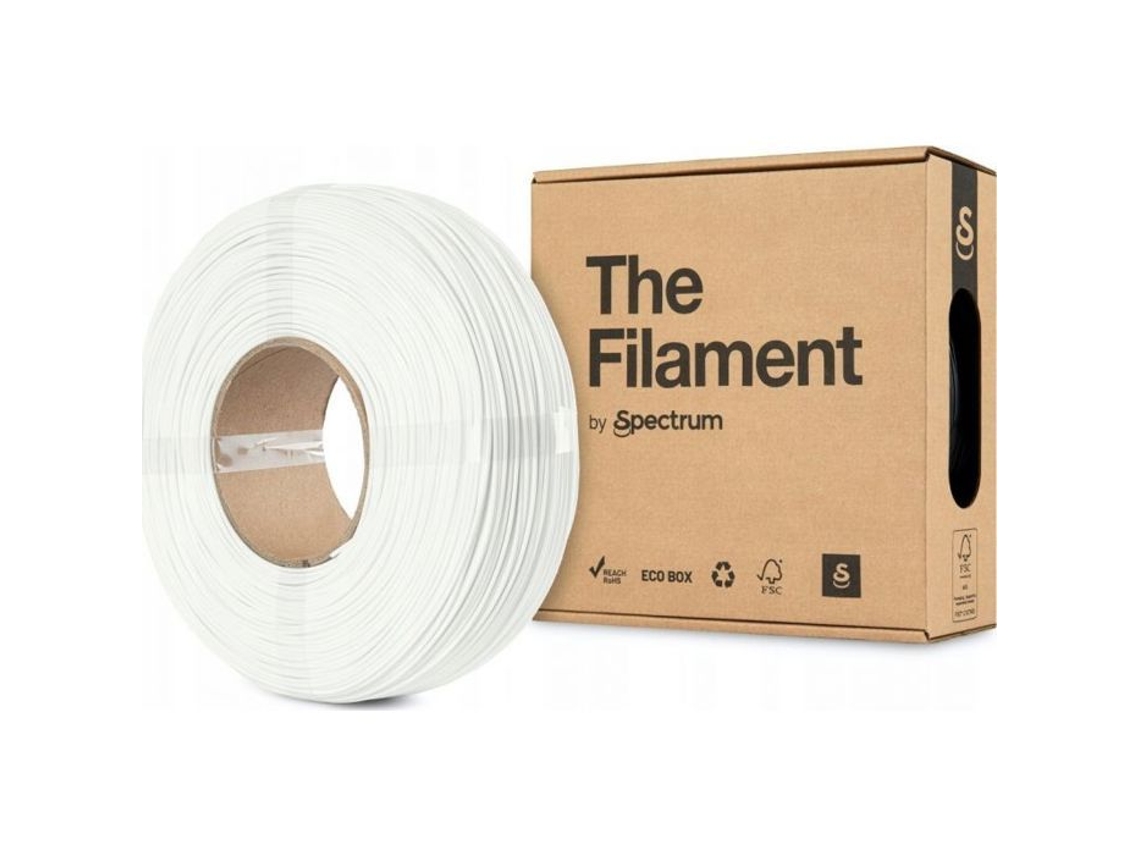 Recambios para cabezal de impresión Spectrum: filamento PLA de 1,75 mm (1 kg), color blanco tráfico