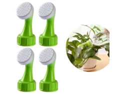 Boquilla De Riego Para Botellas, 4 Unidades, Herramienta De Jardinería Para Suculentas, Control Uniforme Del Agua, Pp Verde.
