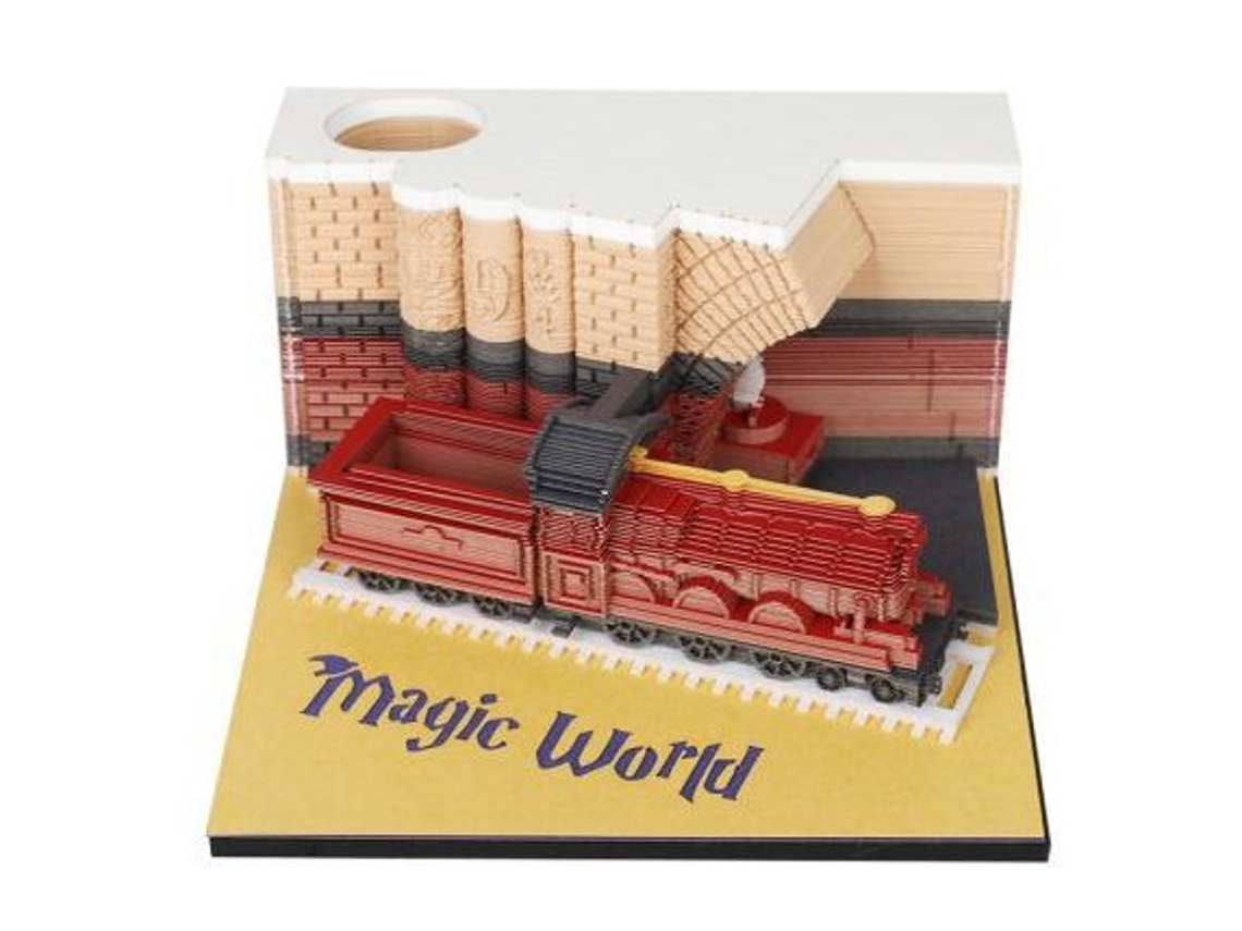 Bloc de notas Eifson, bloc de notas con pegatinas 3D y tren mágico
