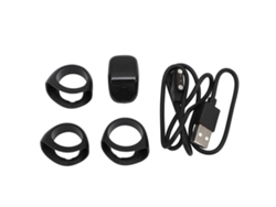 Contador De Dedos Digital Inteligente Para La Oración Con Contador De Pasos Y Pantalla Oled De 0,42 Pulgadas, Negro.