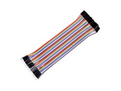 Cables De Silicona Dupont De 40 Pines Mm Ff Mf De 10/20/30 Cm Para Placa De Pruebas Arduino