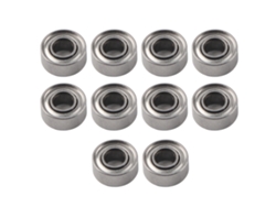 10 rodamientos de bolas con ranura profunda, blindaje metálico, 683-zz, 3x7x3 mm