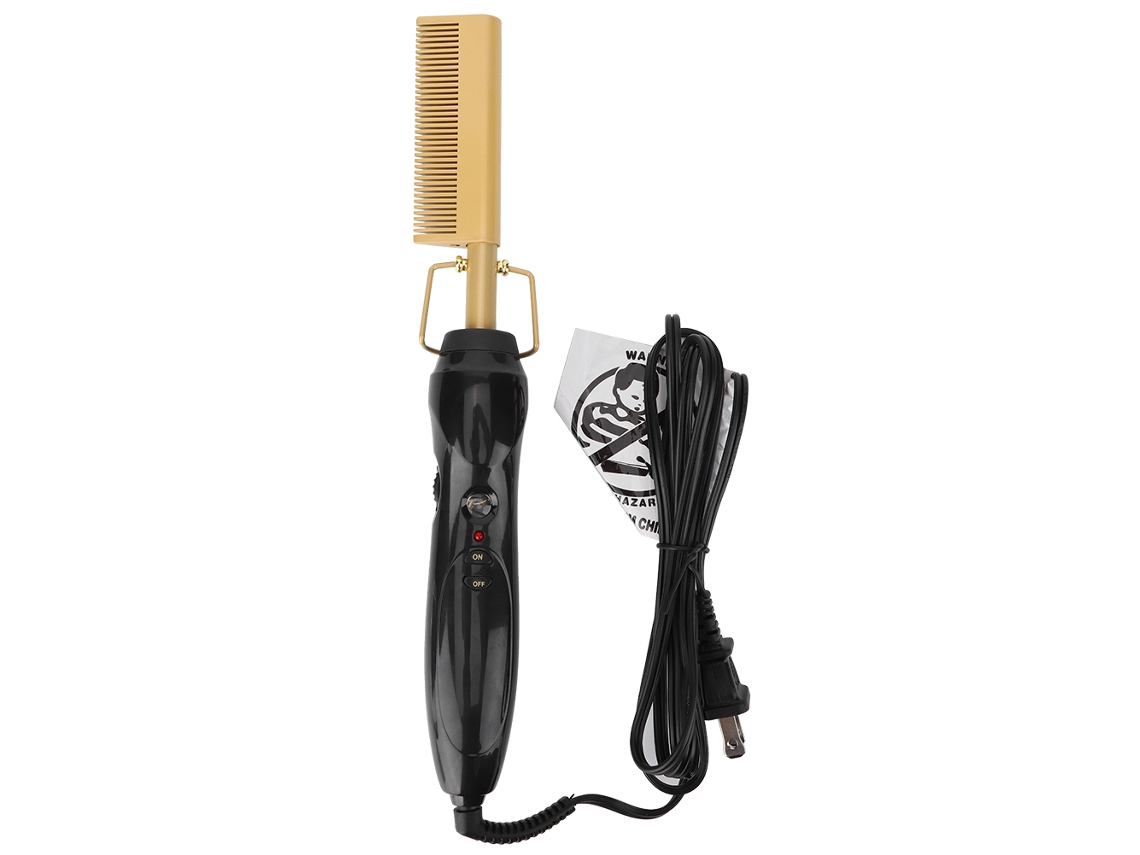 Pente Rectificador Eléctrico De Pelo Con Pantalla Digital Herramienta De Estilismo De Pelo