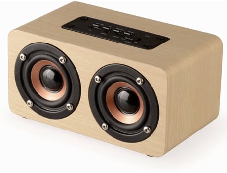 Altavoz Bluetooth GETEK W5 (10W - Autonomía: 6h - Amarillo)