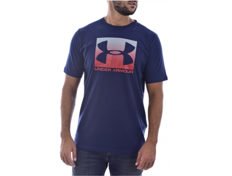 Camiseta UNDER ARMOUR Algodón Hombre (XL - Azul)