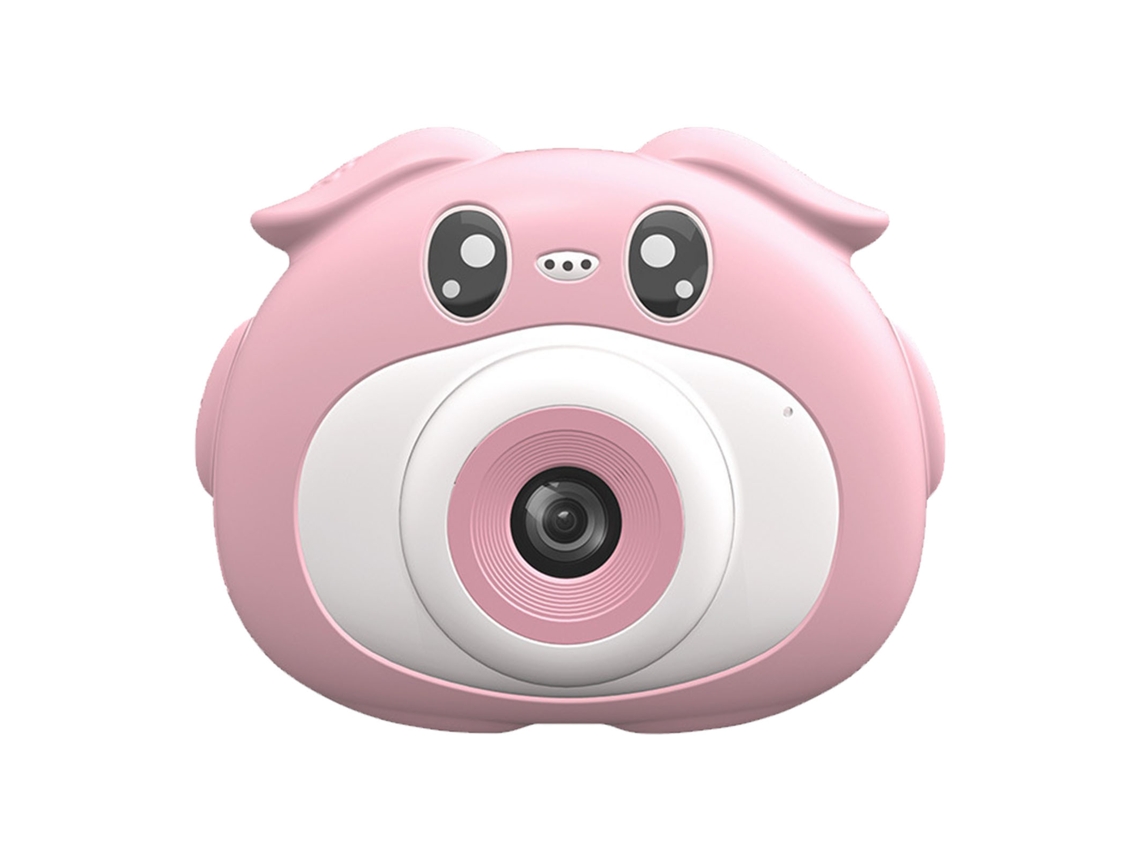 Minicámara deportiva 4K HD para niños con forma de cerdito, cámara de juguete digital para niños