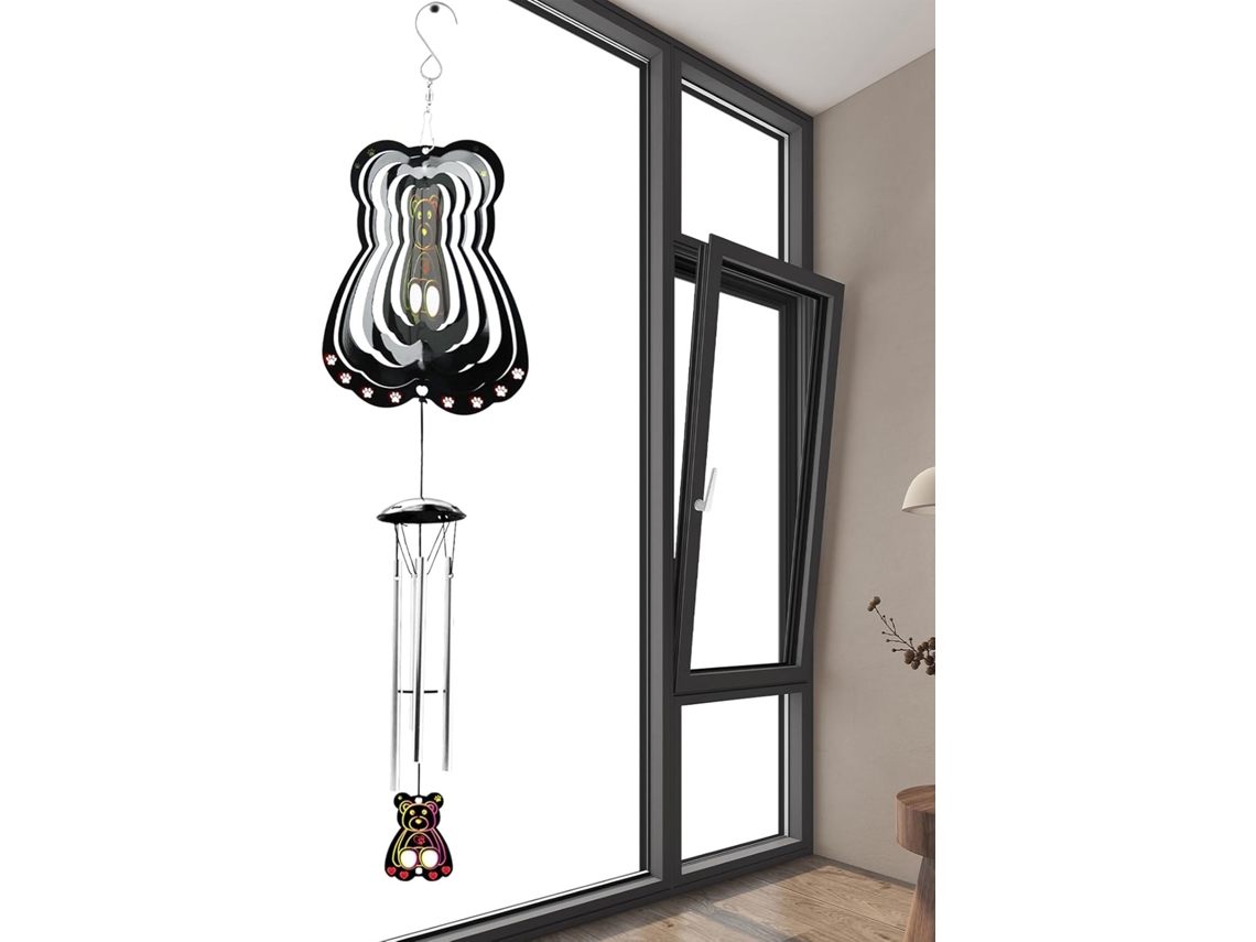 Campanillas De Viento Para El Jardín: Molinillo 3d Giratorio, Adorno Decorativo Para Jardín, Decoración Para Césped