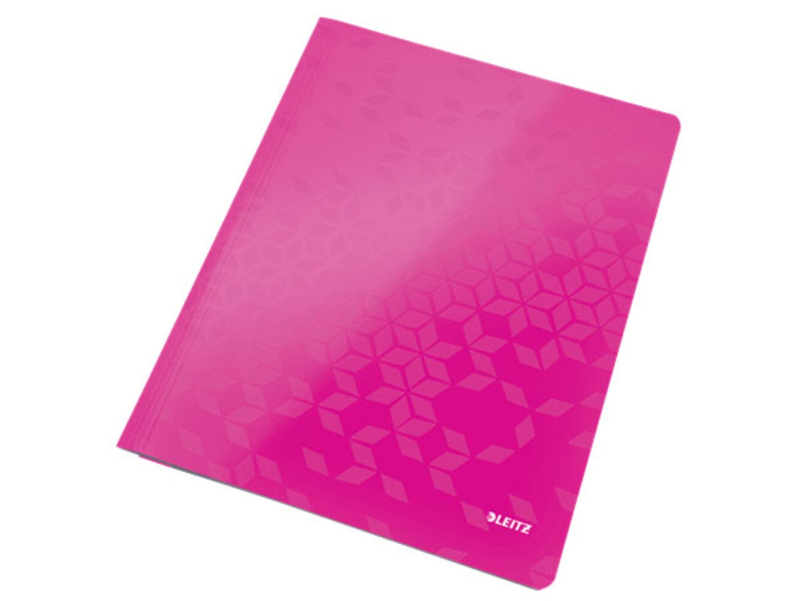 Carpetas LEITZ con Herraje Wow A4 Rosa (Paquete de 6)
