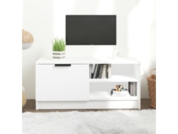 Mueble de TV | Mueble de TV | Mueble de TV 80x35x36,5 cm Madera Procesada Blanco