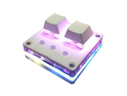 Teclado mecánico para juegos Osu Mini de 2 teclas, interruptor azul y programación de macros. Ly Ebike