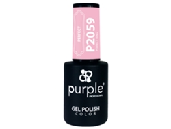 Esmalte de uñas en gel color 2059 10 ml morado profesional