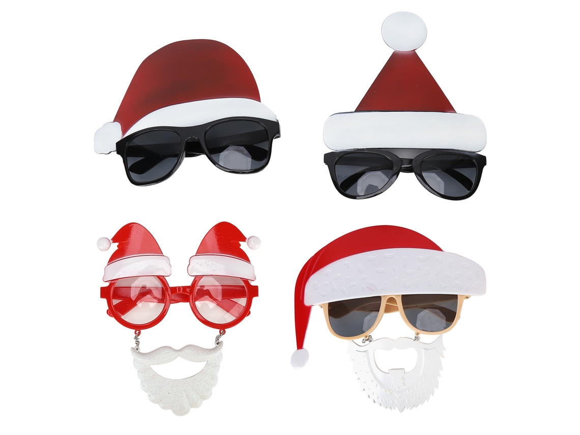 Gafas Navideñas De Papá Noel Para Fiestas De Disfraces, Accesorios De Fotografía, Adultos Y Niños.