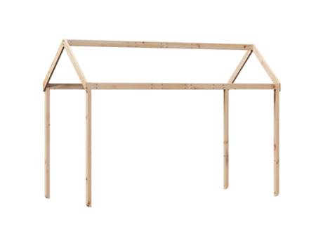 Techo De Cama De Los Niños VIDAXL Marrón (217x95.5x159 cm)