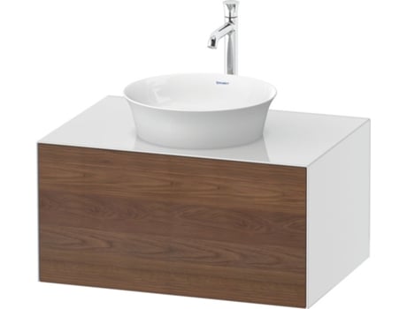 DURAVIT Tulip blanco, mueble de baño montado en la pared, ancho 800 x profundidad 550mm, con 1 extractor, con tecnología de punta, WT49750