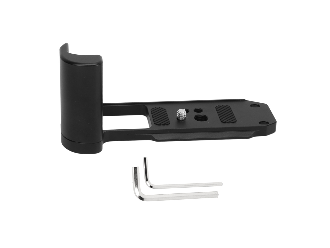 Soporte en L para cámara, placa de montaje rápido, placa para trípode, base metálica extensible