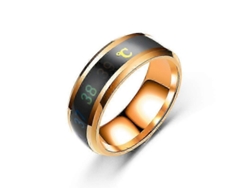 Anillos inteligentes para el estado de ánimo, resistentes al agua y con sensibilidad a la temperatura, para hombres y mujeres. Nostalgia88