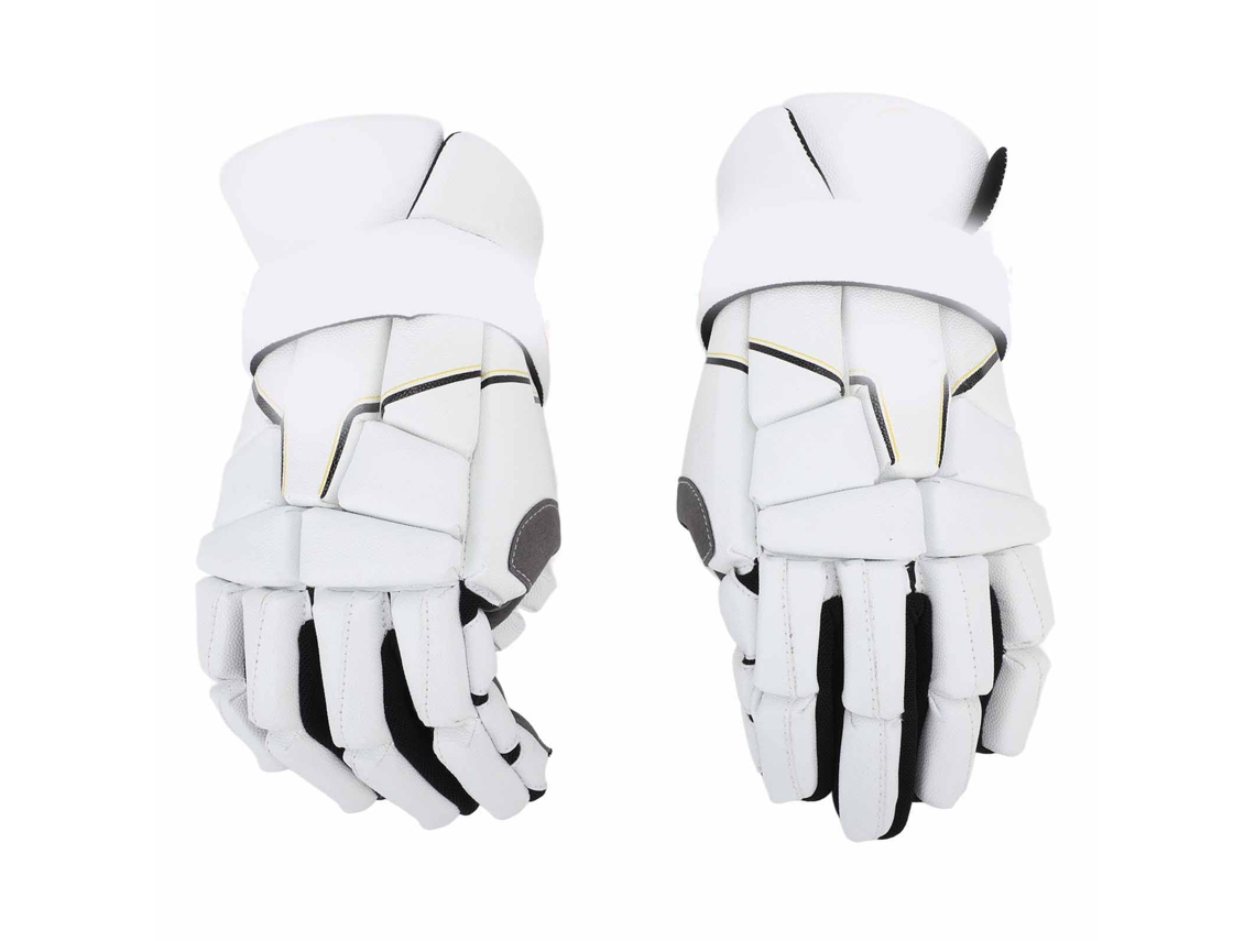 Guantes de lacrosse para hombre, flexibles, con agarre firme y ventilación.