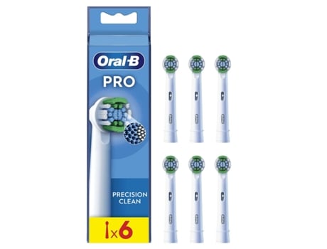 Recambio para Cepillo de Dientes Eléctrico ORAL-B EB20 6 FFS PRECISSION Blanco