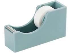 Dispensador de cinta, soporte de cinta de mesa, antideslizante, fácil de usar, corte preciso, apto para cinta de 18 mm - GOKOCO